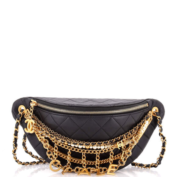 Chanel Handbags - Chanel All About Chains Waist Bag Quilted Lambskin